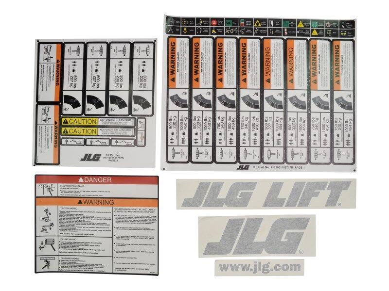 1001108717 Platf.Decals 400S-460SJ Kit | JLG
