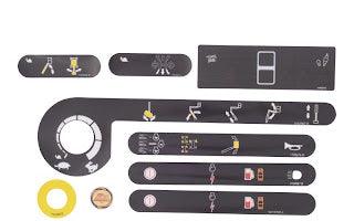 1001109193 Platform Console Decal Kit | JLG