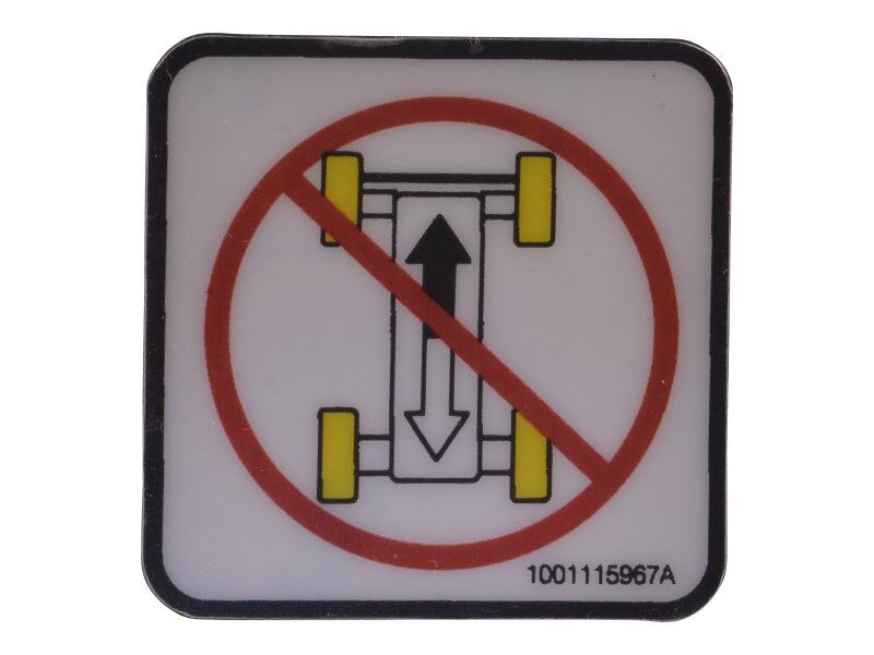 1001115967 Cribbing Option Decal | JLG