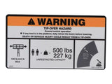 1001121814 Decal, Warning, Max Cap. Dom. | JLG