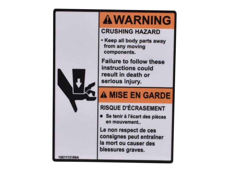 1001125182 Engine) (Ground) Dual Cap. (Fre Decal | JLG