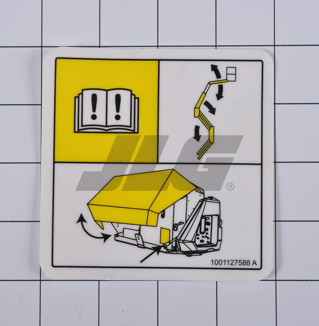 1001127588 Manual Descent Inside Decal | JLG