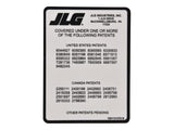 1001131270 Decal, Patent, Sizzors | JLG