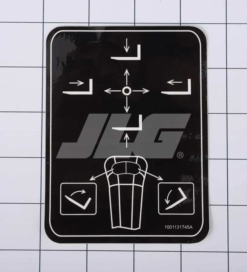 1001131745 Joystick Boom Toj Decal | JLG