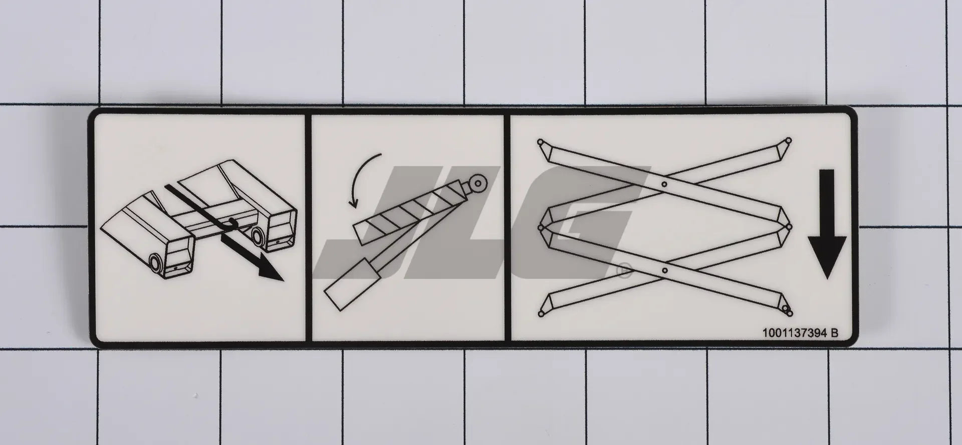 1001137394 Cylinder Prop Decal | JLG