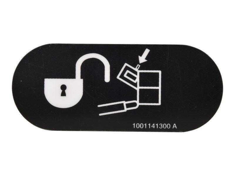 1001141300 Platform Sensor Override Decal | JLG