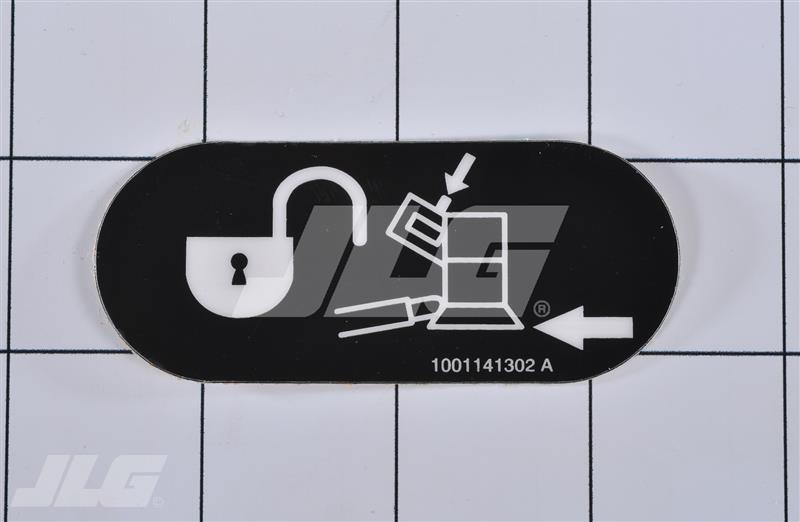 1705014 WARNING FALLING HAZ DECAL | JLG