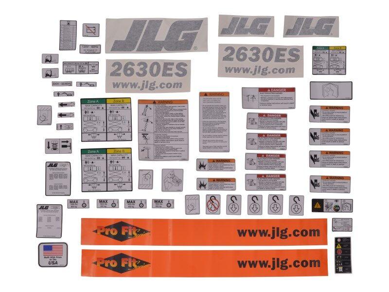1001149797 2630Es Decal Kit (Service) | JLG