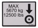 1001156891 Decal, Max Tire Load | JLG