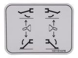 1001181537 Decal, Outrigger Switches | JLG