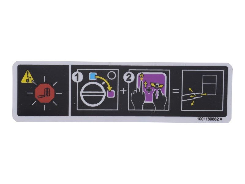 1001189882 Msso Operation Decal | JLG