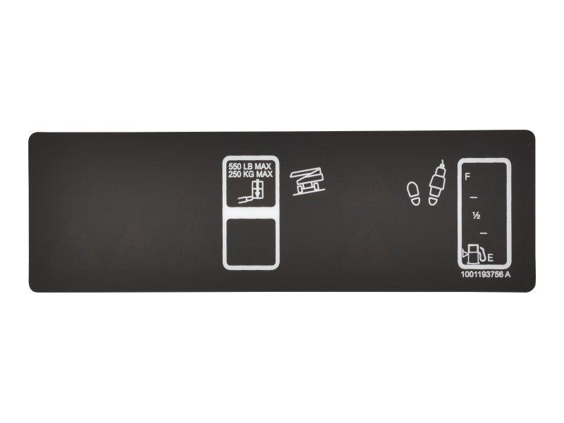 1001193756 Platform Display Decal | JLG