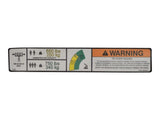 1001194234 Decal, Warning Max Cap. (Ansi) | JLG