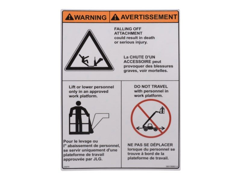1001195851 Carry Personnel (Can) Decal | JLG