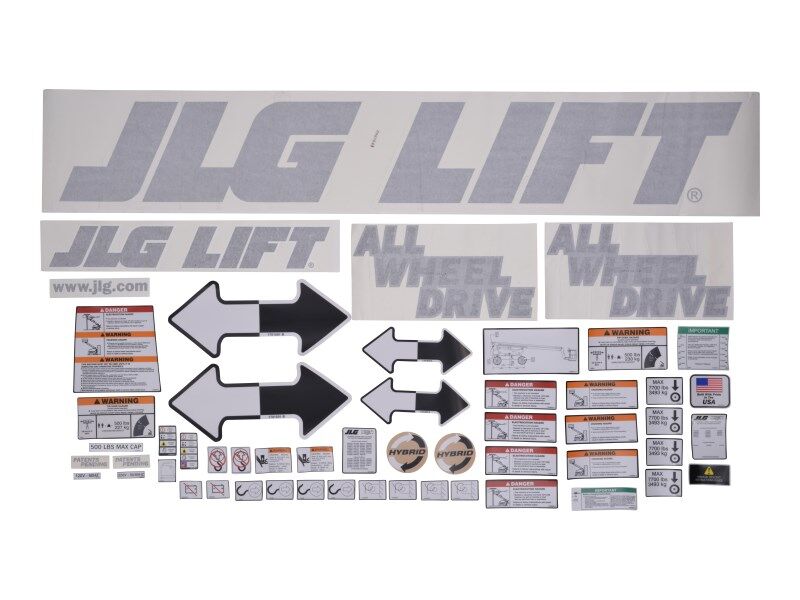1001198650 (Service) E/M600 Decal Kit | JLG