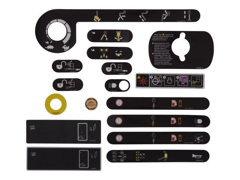 1001241341 (Service) Pltfrm Box Decal Kit | JLG