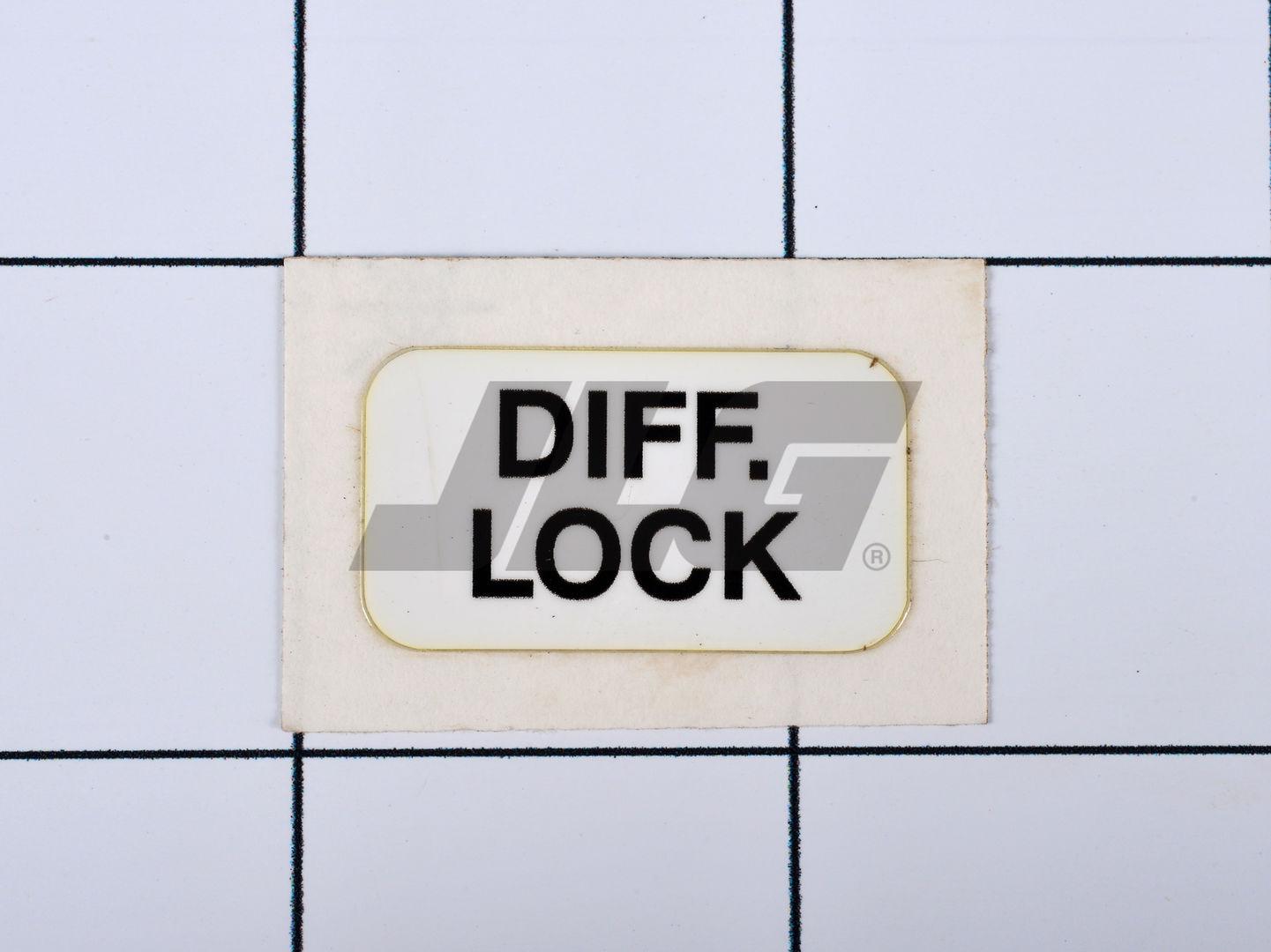 10120997 Diff. Lock (Indicator L Decal | JLG