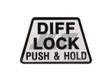 10121443 Decal Differential Lock (Foot) | JLG