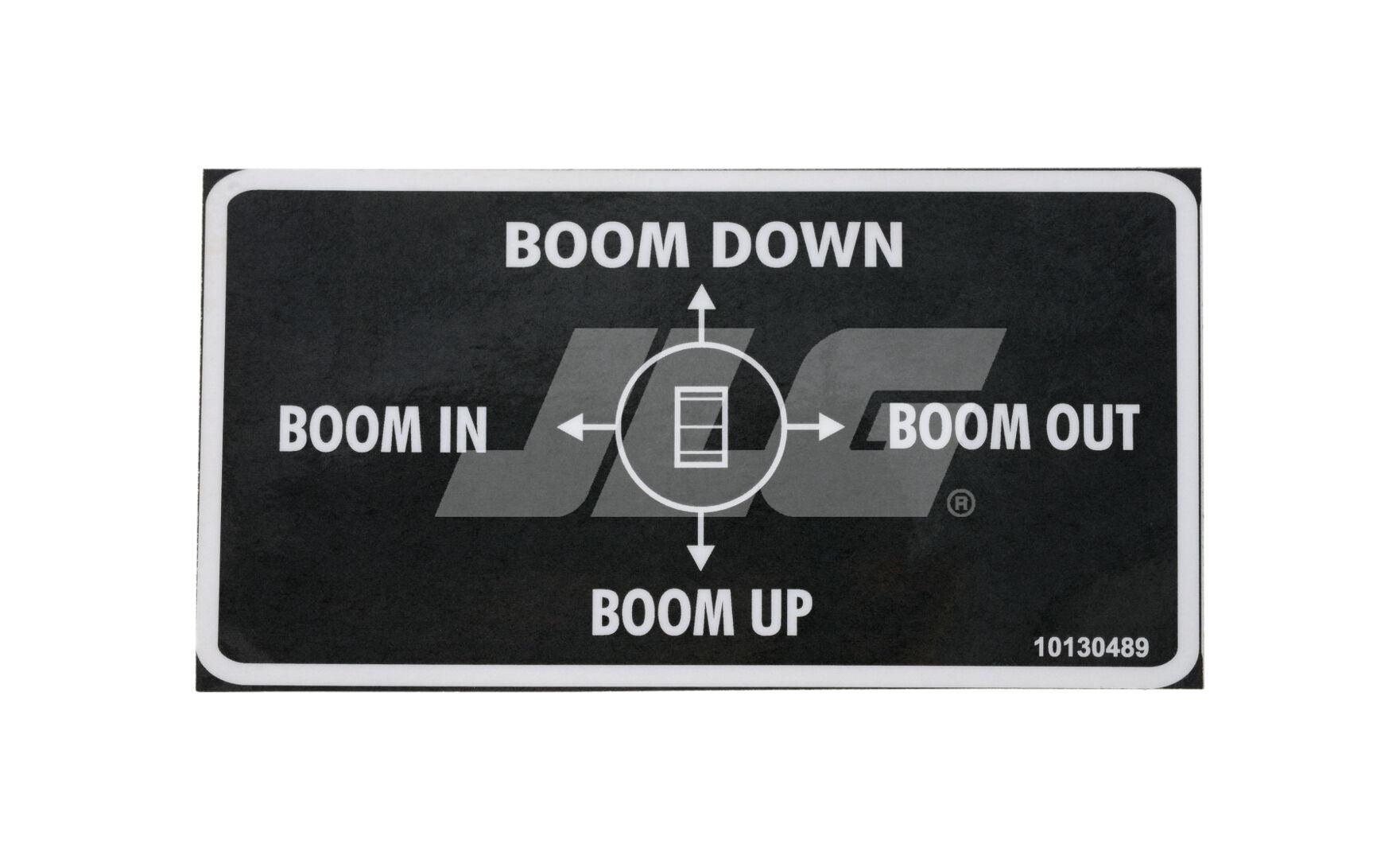 10130489 Boom Control W/Aux. (Supersedes 30489A) Decal | JLG
