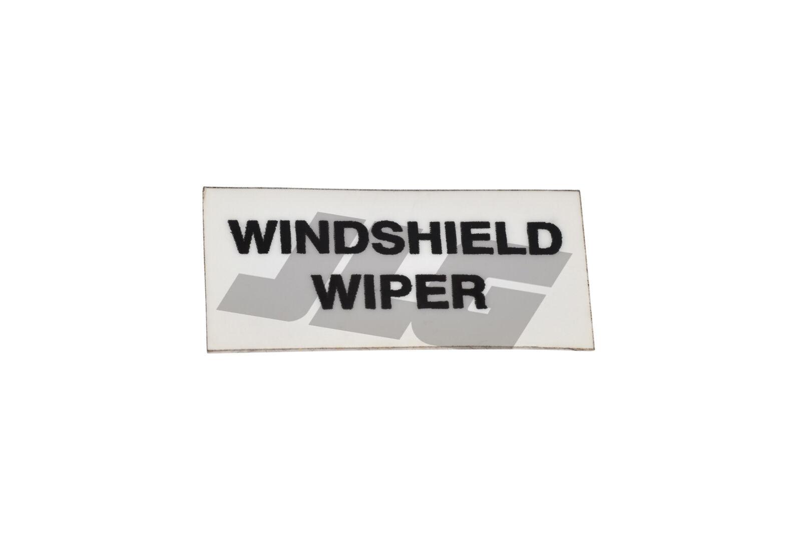 10138410 Windshield Wiper Decal | JLG