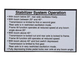 10167808 Decal, Stabilizer System Opera | JLG