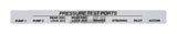 10339962 Decal, Pressure Test Ports | JLG