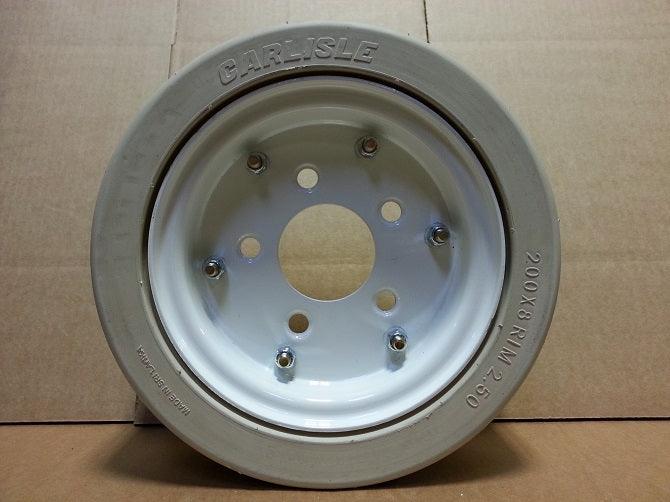 108020 Wheel & Tire White Tire 3015 | Genuine Skyjack