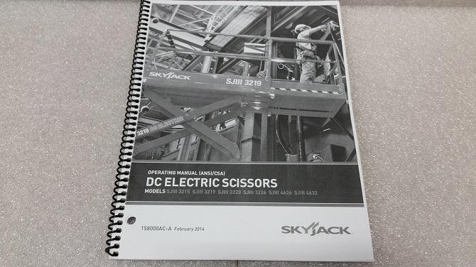 158000 Operating SJ3 (English Manual | Genuine Skyjack