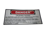 1701250 Decal, Danger | JLG