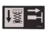 1701510 Decal, Manual Descent (Euro) | JLG