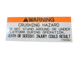 1702364 Decal, Crush | JLG