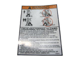 1702413 Decal, (Tip, Crush Hazard) | JLG