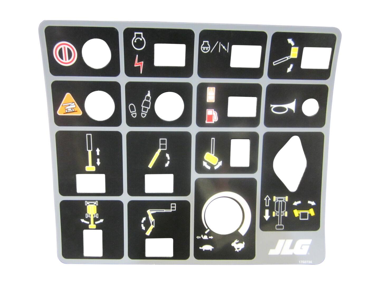 1702734 Console Lid Decal | JLG