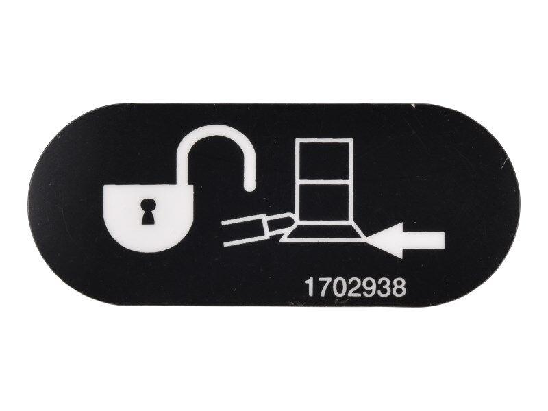 1702938 Soft Touch Override Decal | JLG