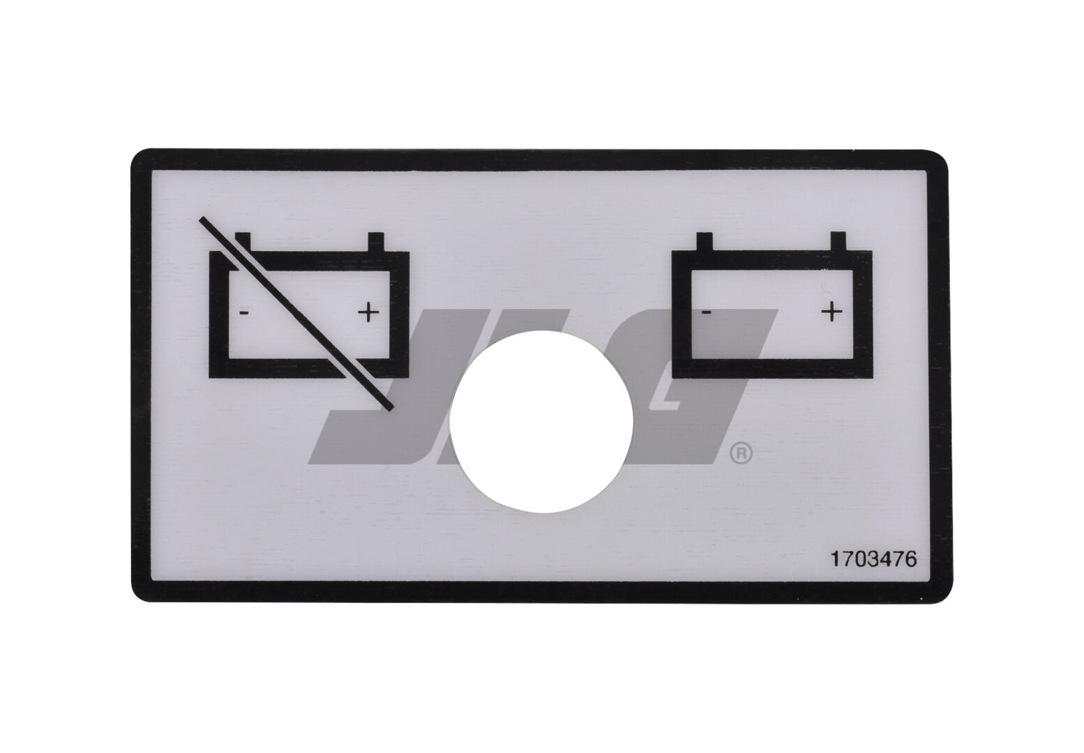 1703476 Batt Disconnect Decal | JLG
