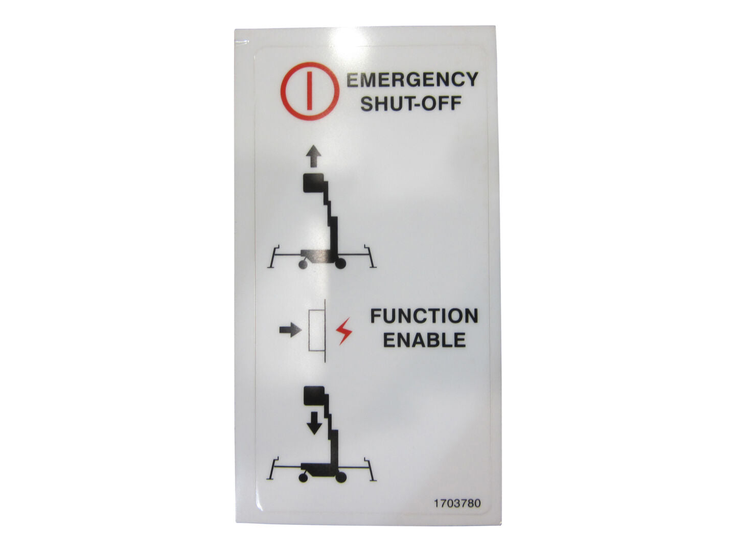 1703780 Controls Decal | JLG