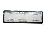 1703801 Decal Load Sensing Lights 600S | JLG