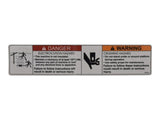 1703818 Decal, Warning Crush Hazard | JLG