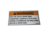 1703969 Decal, Wind Warning | JLG