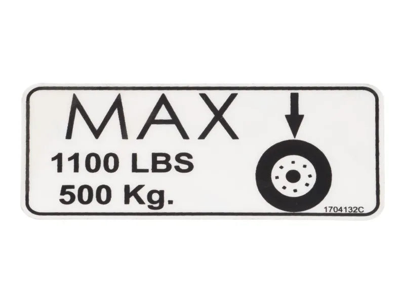 1704132 Max Tire Decal | JLG