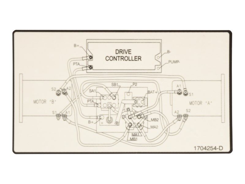 1704254 Cable Routing Decal | JLG