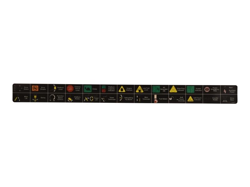 1704502 Symbol Legend For Crawle Decal | JLG