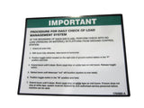 1704583 Decal, Load Management | JLG