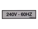 1705374 Decal, 240V 60Hz | JLG
