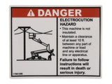 1706128 Decal, Danger Electrocution | JLG