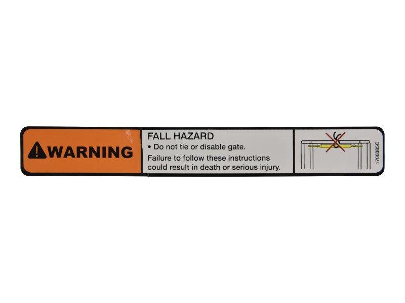 1706385 Drop Bar Decal | JLG