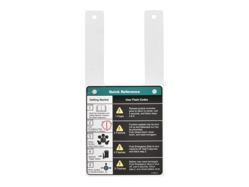 1706897 Quick Refernce Tag Decal | JLG