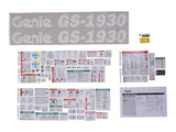 232055GT Decal Kit, 1930 Comp | Genie