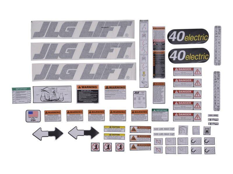 2900930 Dom/Csa) Decals (40E | JLG