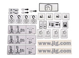 2902071 Decal Kit, Pictogram, 20/26 E2 | JLG